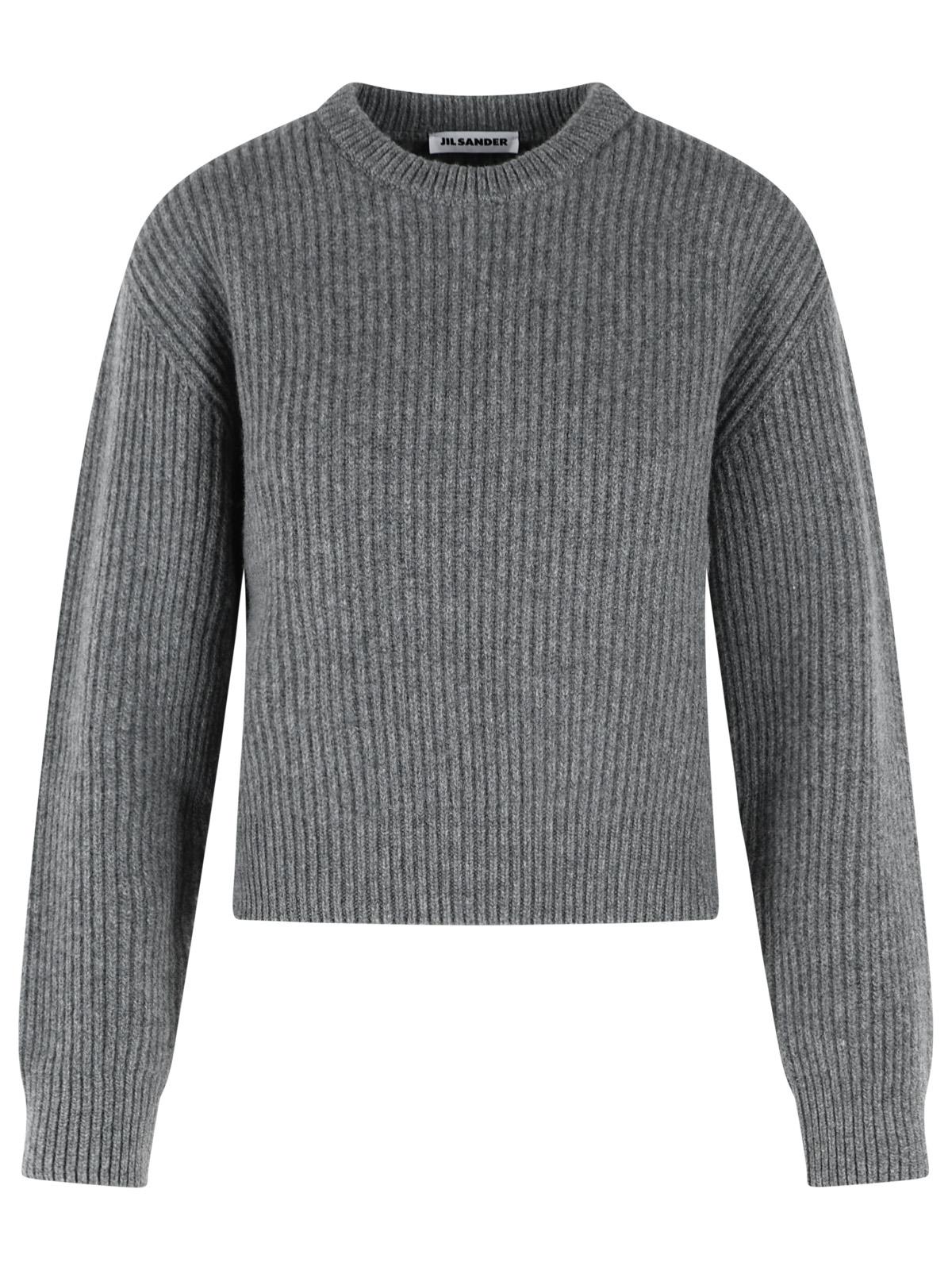 Jil Sander Grey Wool Sweater Women