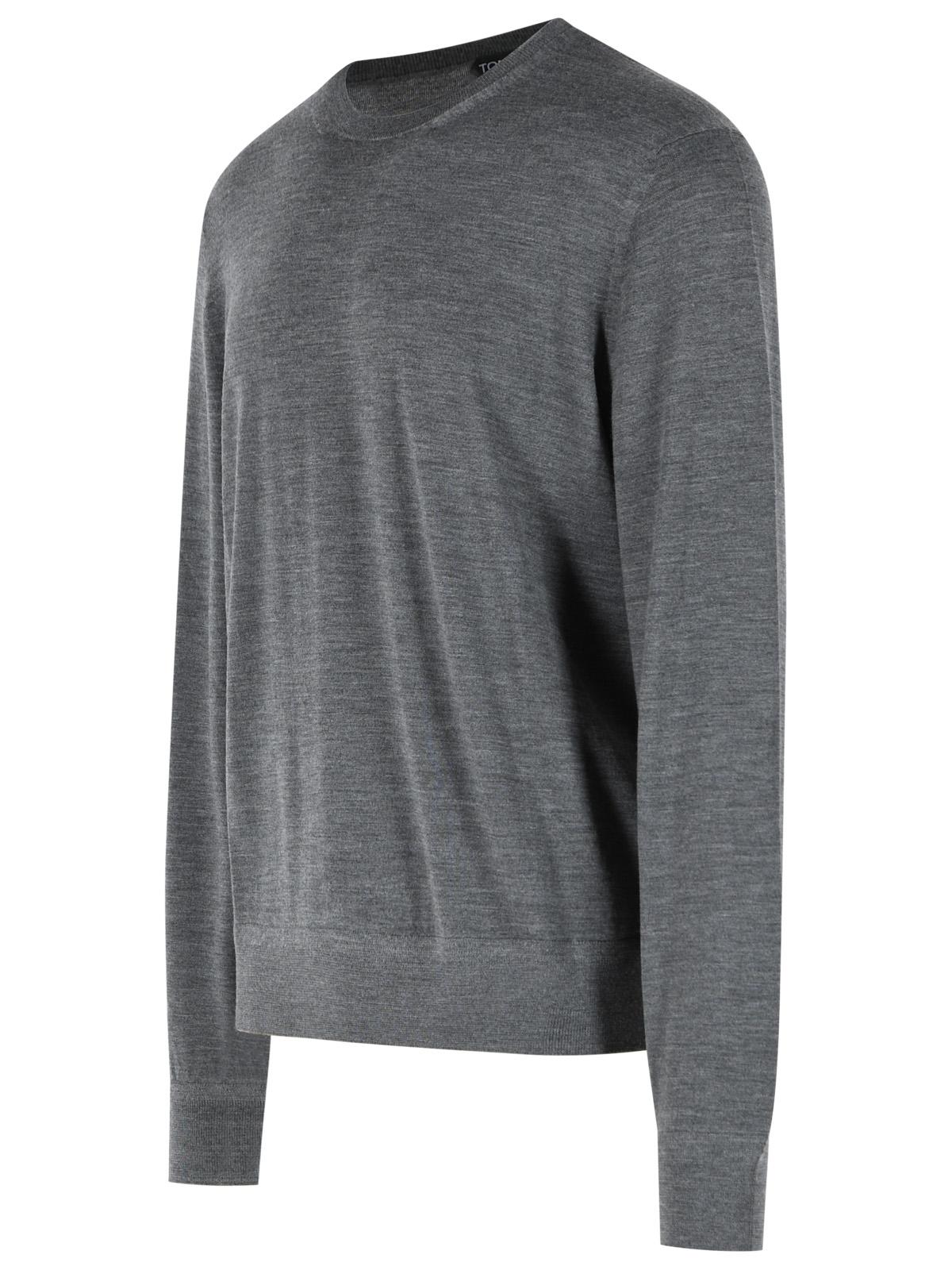 Tom Ford Grey Wool Sweater Men