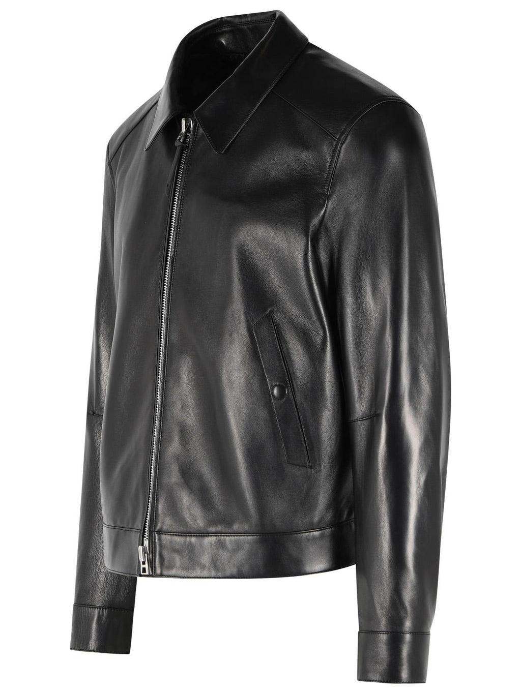 Tom Ford Black Leather Jacket Men