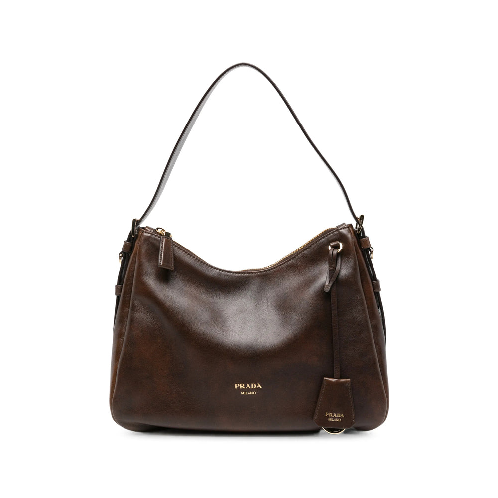 Prada Brown Shoulder Bags Women