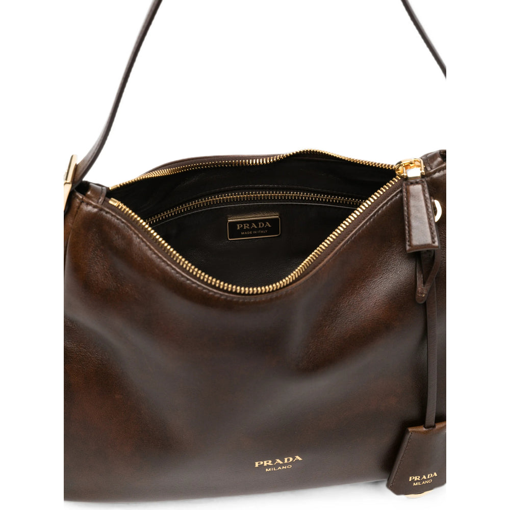 Prada Brown Shoulder Bags Women
