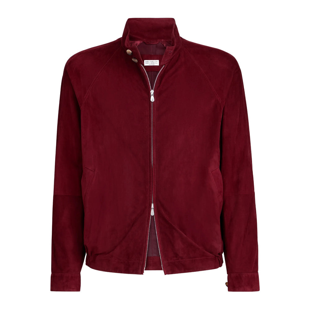 Brunello Cucinelli Red Jackets - Leather Jackets Men