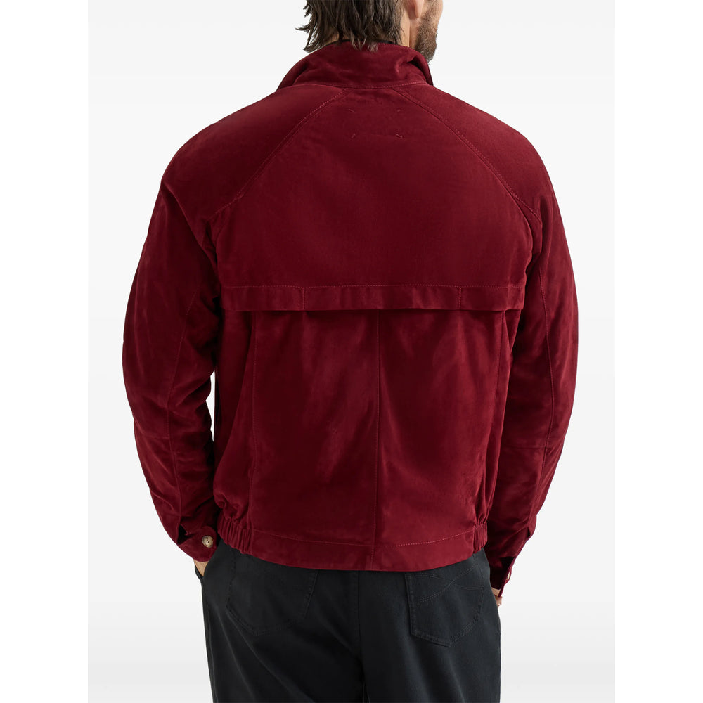 Brunello Cucinelli Red Jackets - Leather Jackets Men