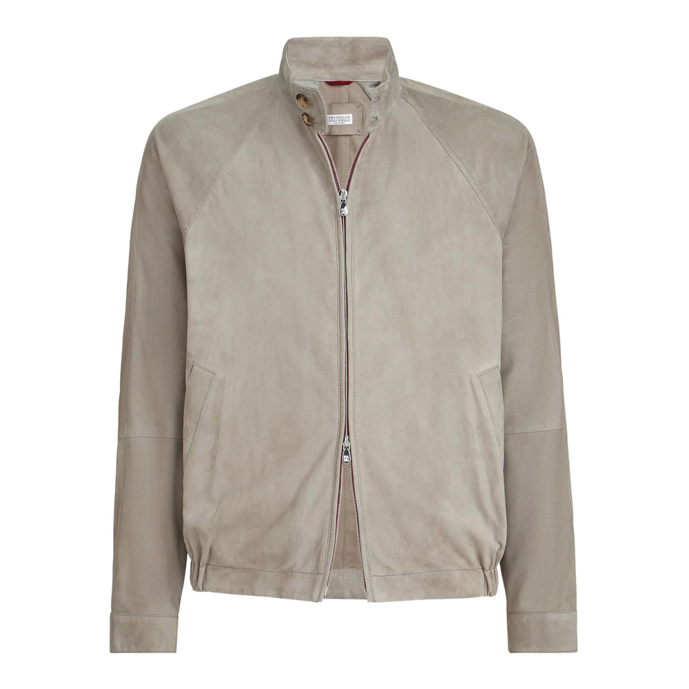 Brunello Cucinelli Neutrals Jackets - Leather Jackets Men