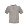 Brunello Cucinelli Grey Polo Shirts Men