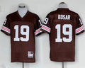 Men's Cleveland Browns Bernie Kosar Mitchell & Ness Brown Legacy Replica Player Jersey1