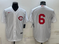 Men's Cincinnati Reds Jonathan India #6 White 2022 MLB at Field of Dreams Game Authentic Player Jersey1