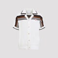 Casablanca Short-Sleeve Crochet Shirt Men