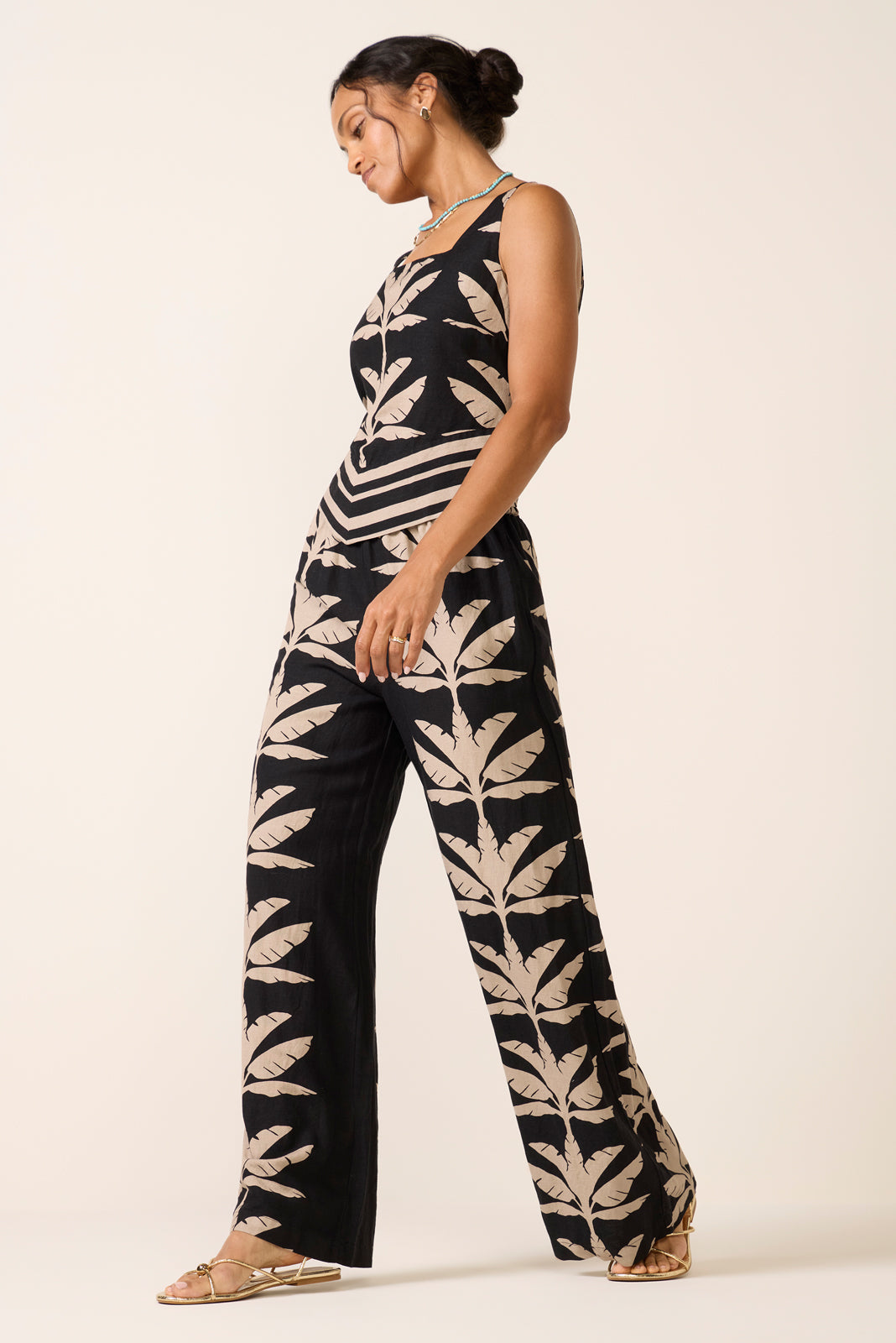Women's Dani Wide Leg Linen Pants
