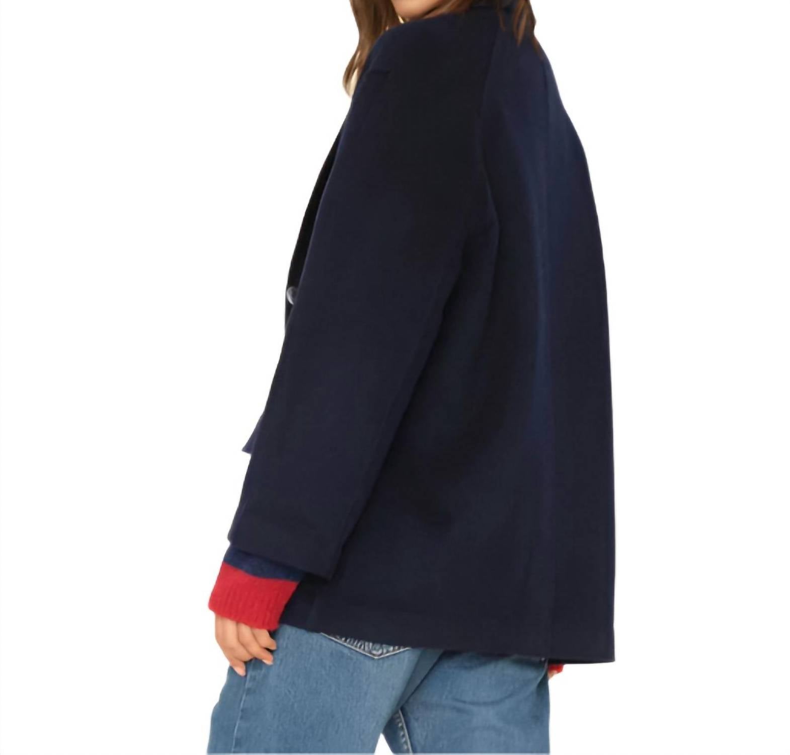 Rowan Jacket In Dark Navy