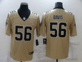 Men's New Orleans Saints Demario Davis #56 Gold Inverted Game jersey