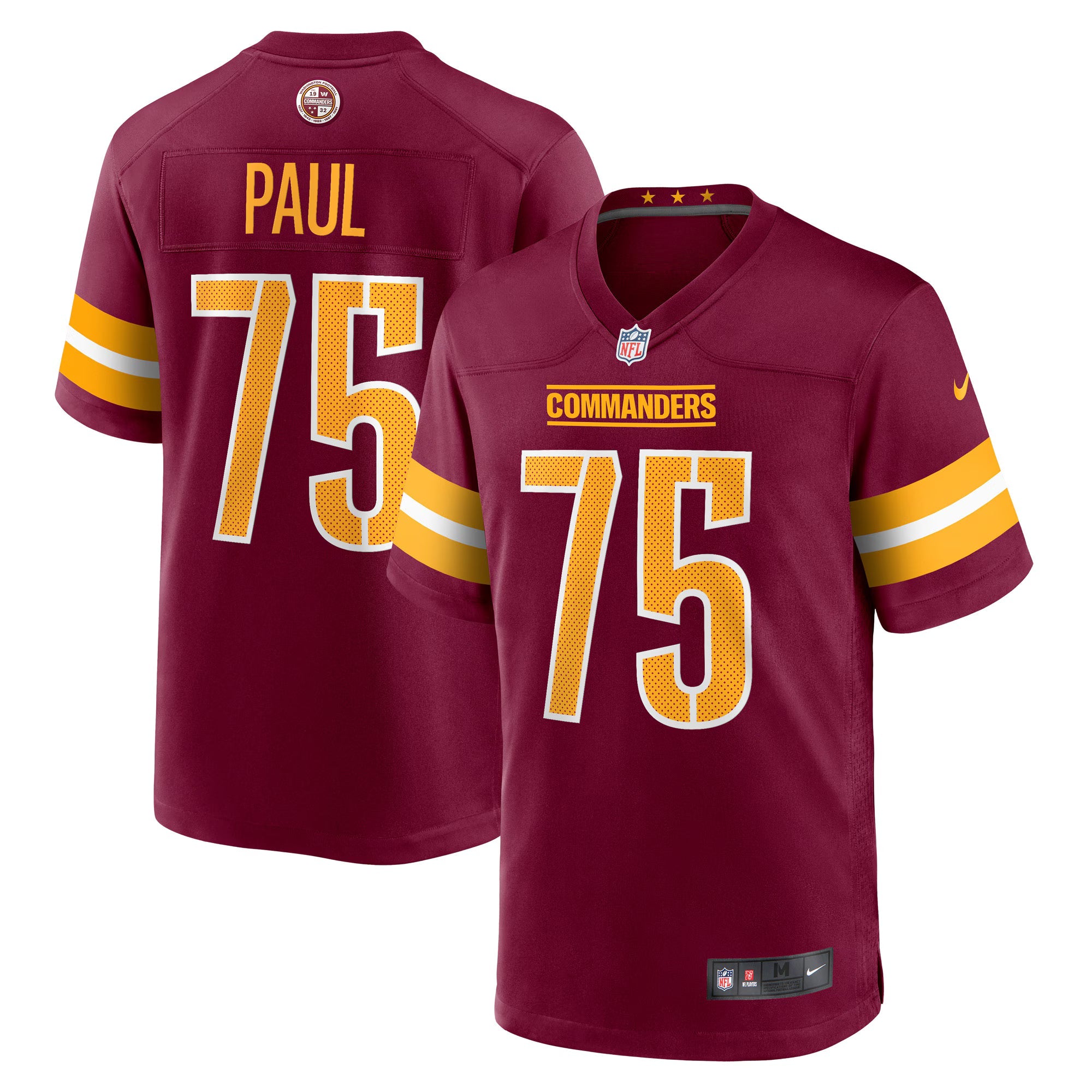 Washington Commanders Chris Paul Burgundy Player Game Jersey