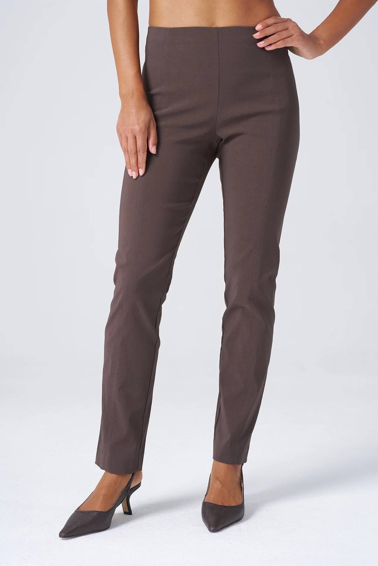 All-Season Tapered Pants In Bark