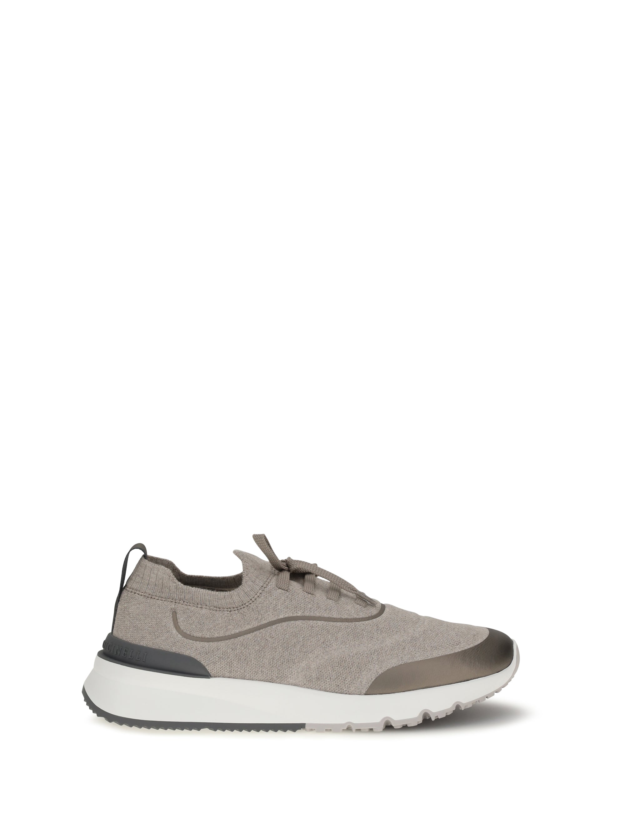 Brunello Cucinelli Men Techno Cotton Knit Sneakers Runners