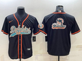 Men's Miami Dolphins Black Game Jersey1
