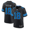 Detroit Lions Isaac TeSlaa Black Alternate Game Player Jersey