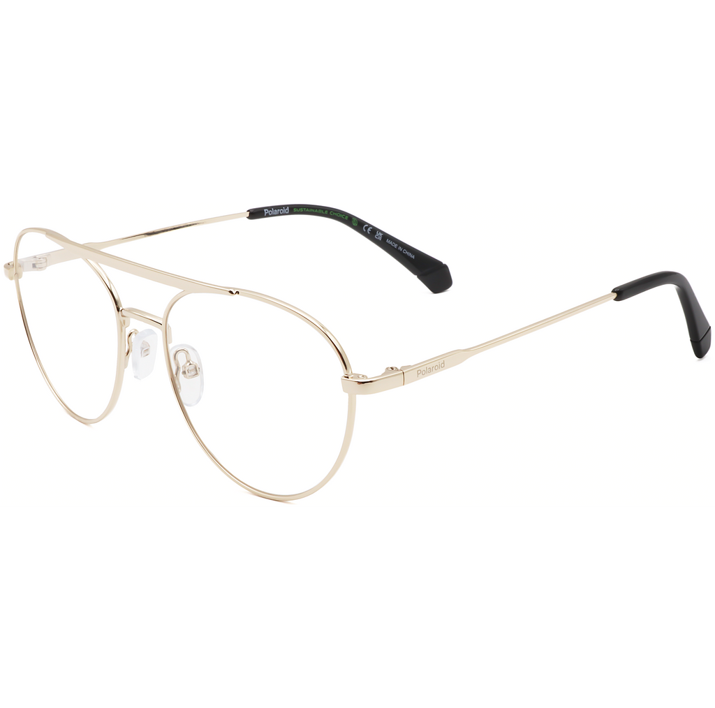 Polaroid Unisex 55 mm Gold Opticals