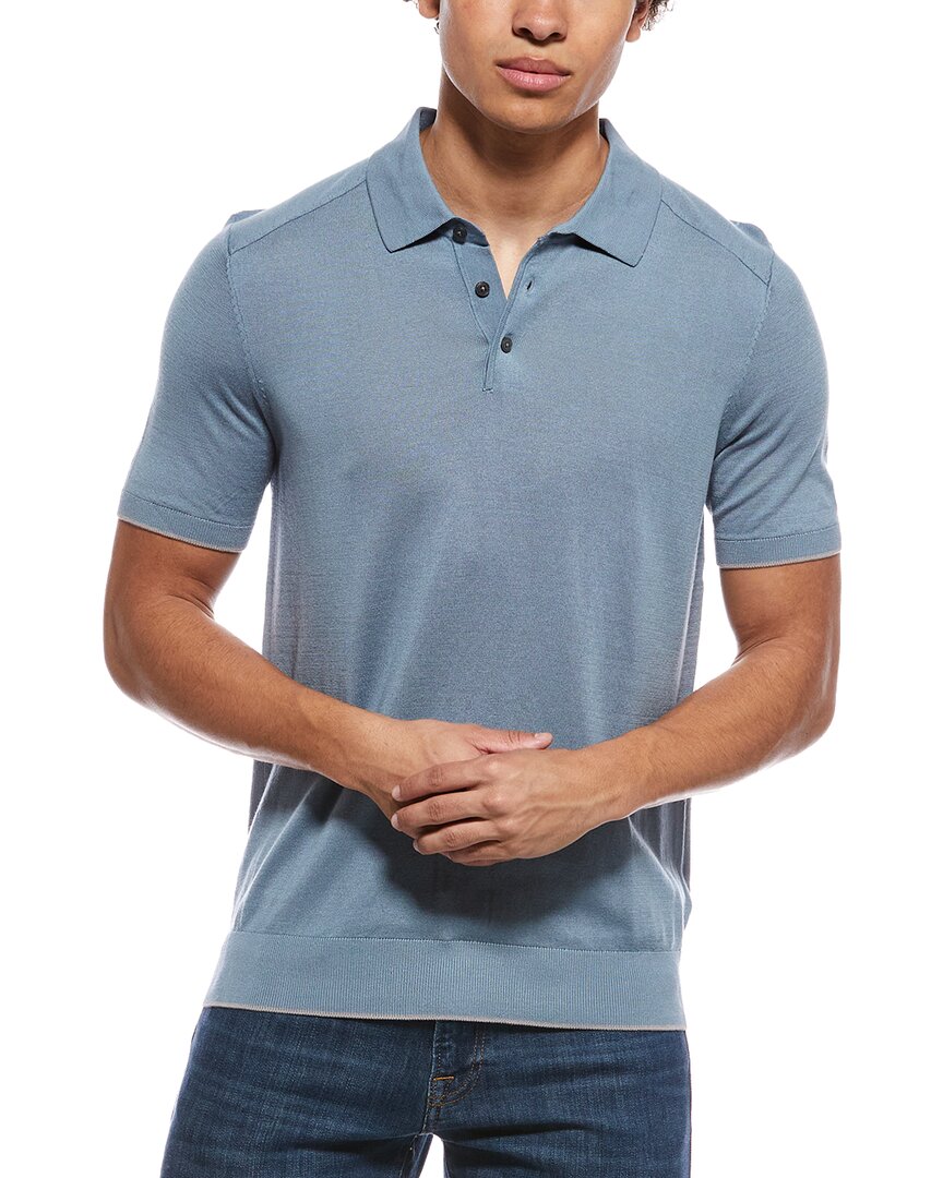 Raffi Jersey Polo Sweater Shirt