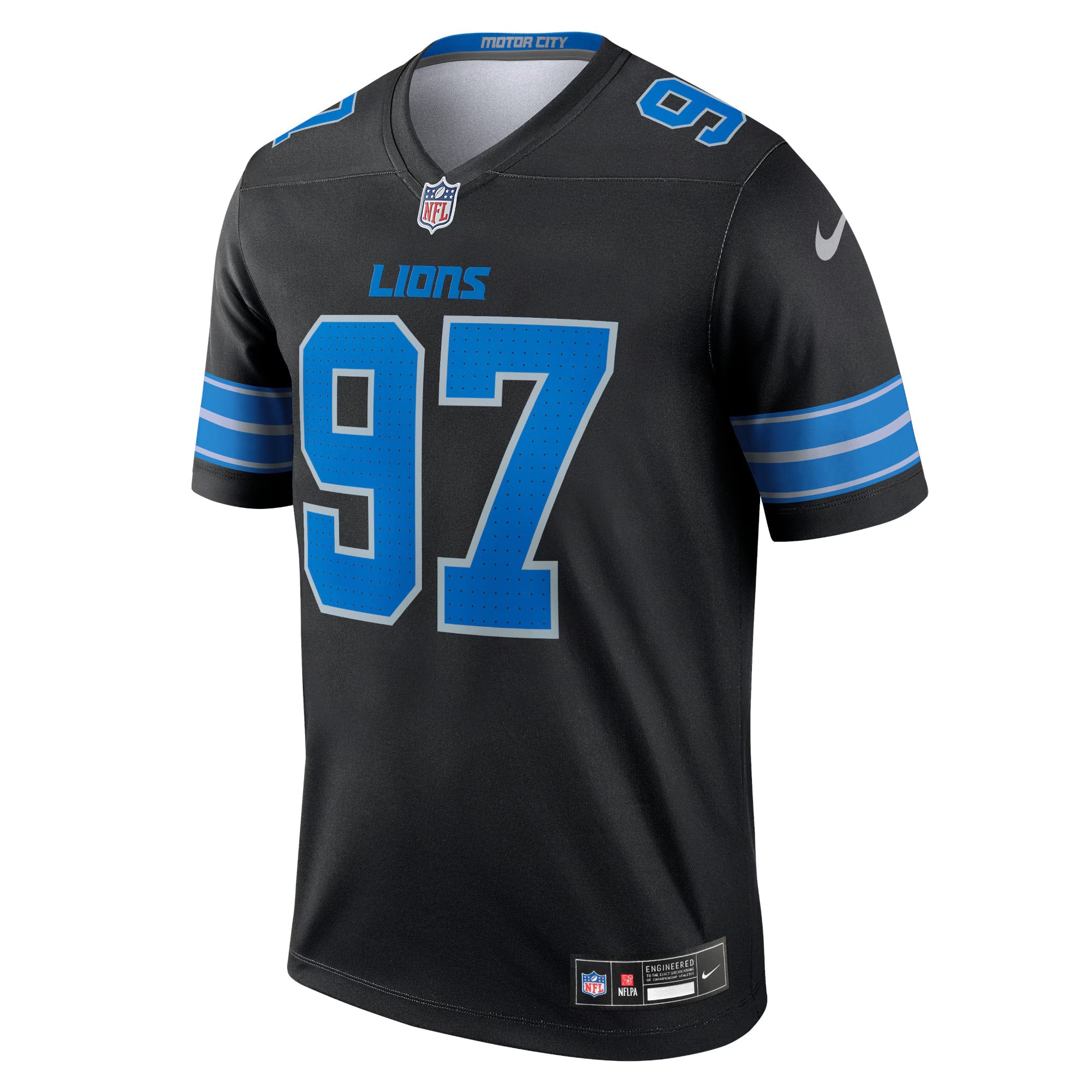 Detroit Lions Aidan Hutchinson Black Legend Player Performance Top