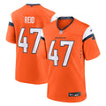 Denver Broncos Karene Reid Orange Team Game Jersey