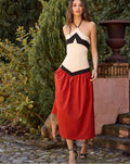 Jazmin Midi Dress In Red
