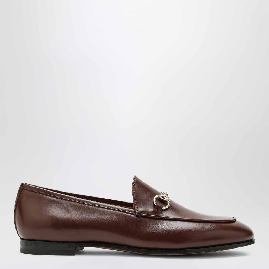 Gucci Brown Jordaan Loafer In Leather Women