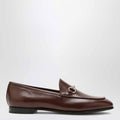 Gucci Brown Jordaan Loafer In Leather Women