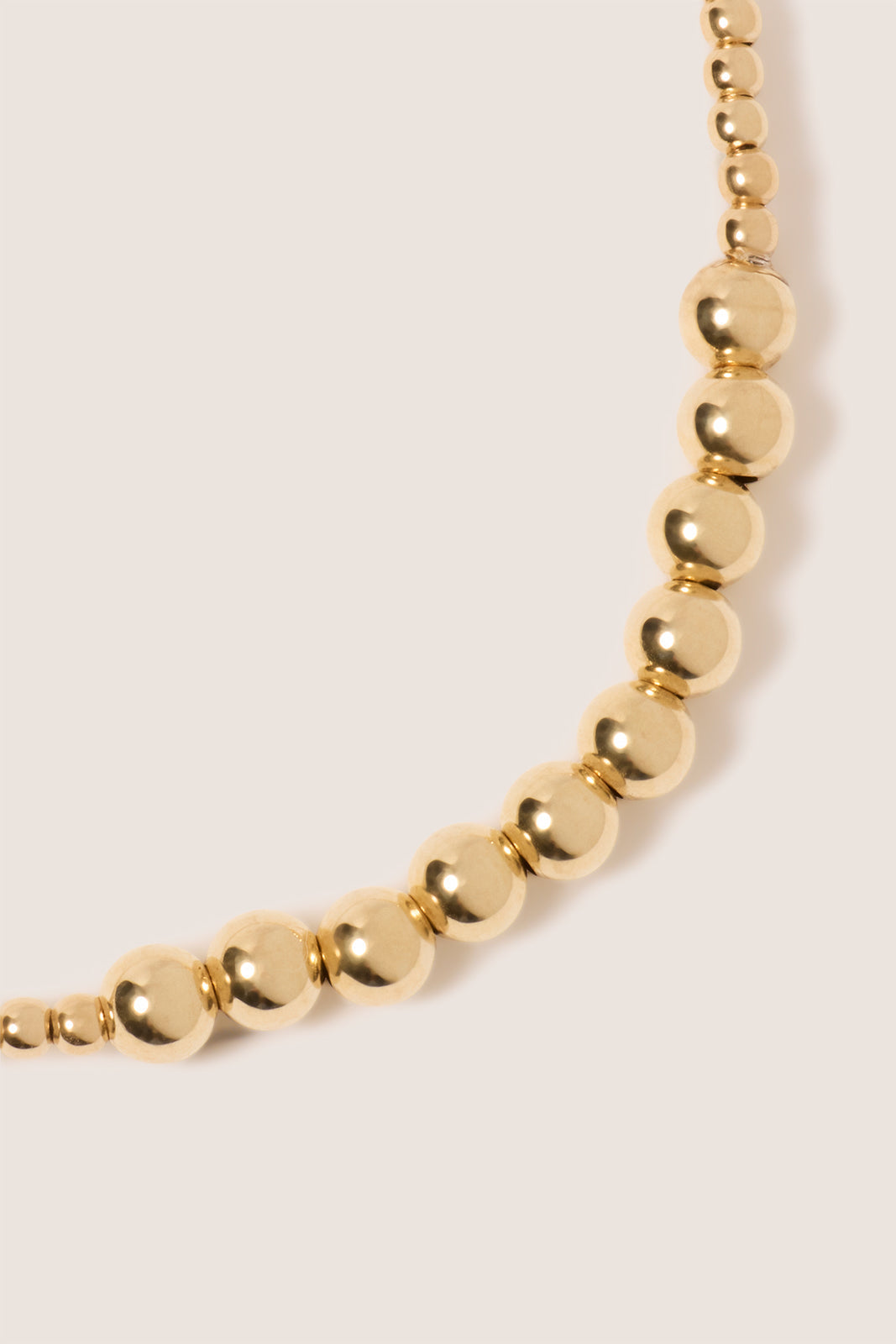 Women's Classic Gold Beaded Bliss 2mm Bead Bracelet