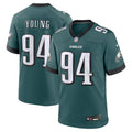 Philadelphia Eagles Byron Young Midnight Green Team Game Jersey