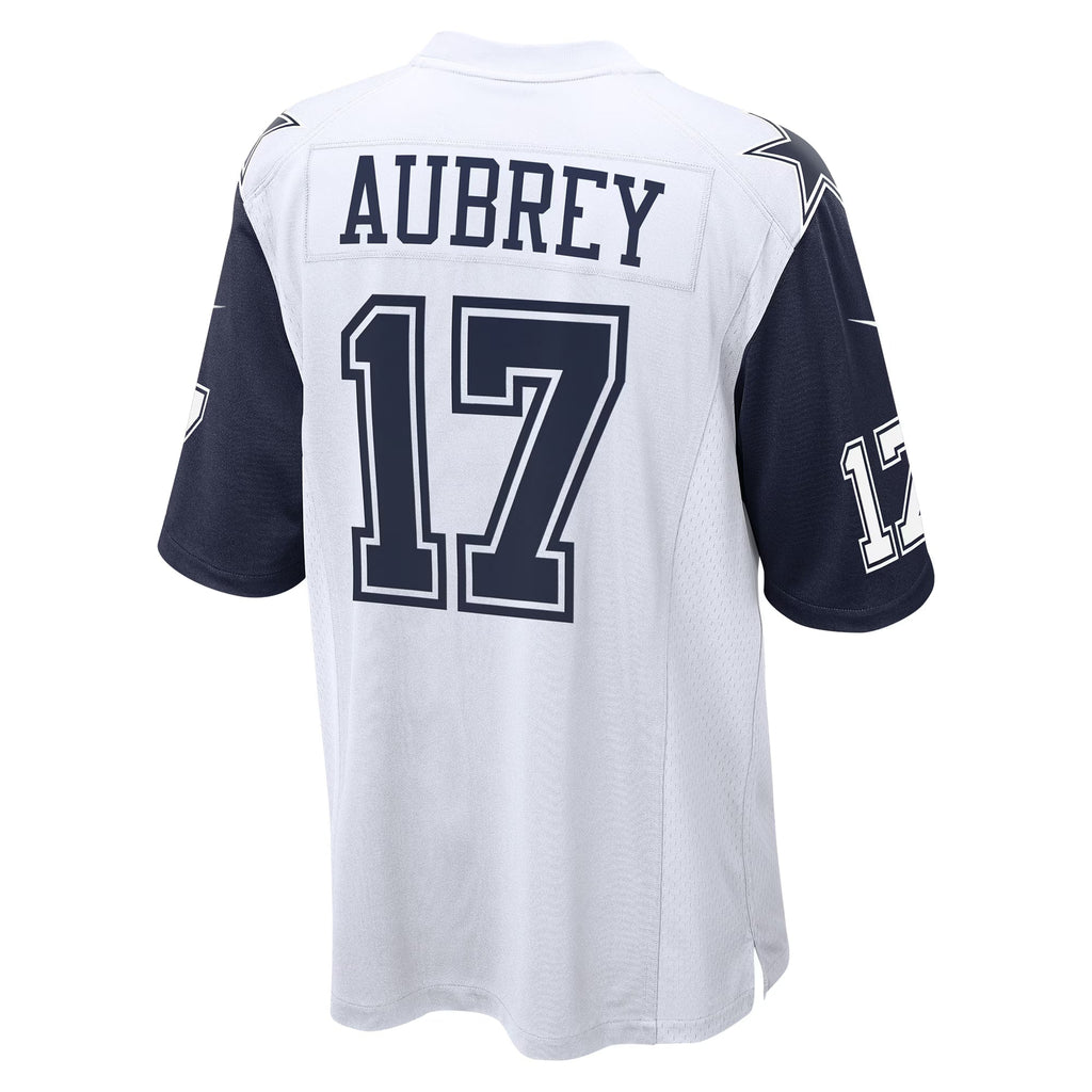 Dallas Cowboys Brandon Aubrey White Alternate Game Team Jersey