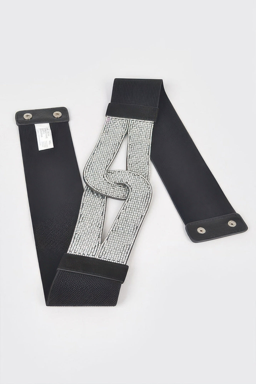 Rhinestone Plus Size Elastic Belt