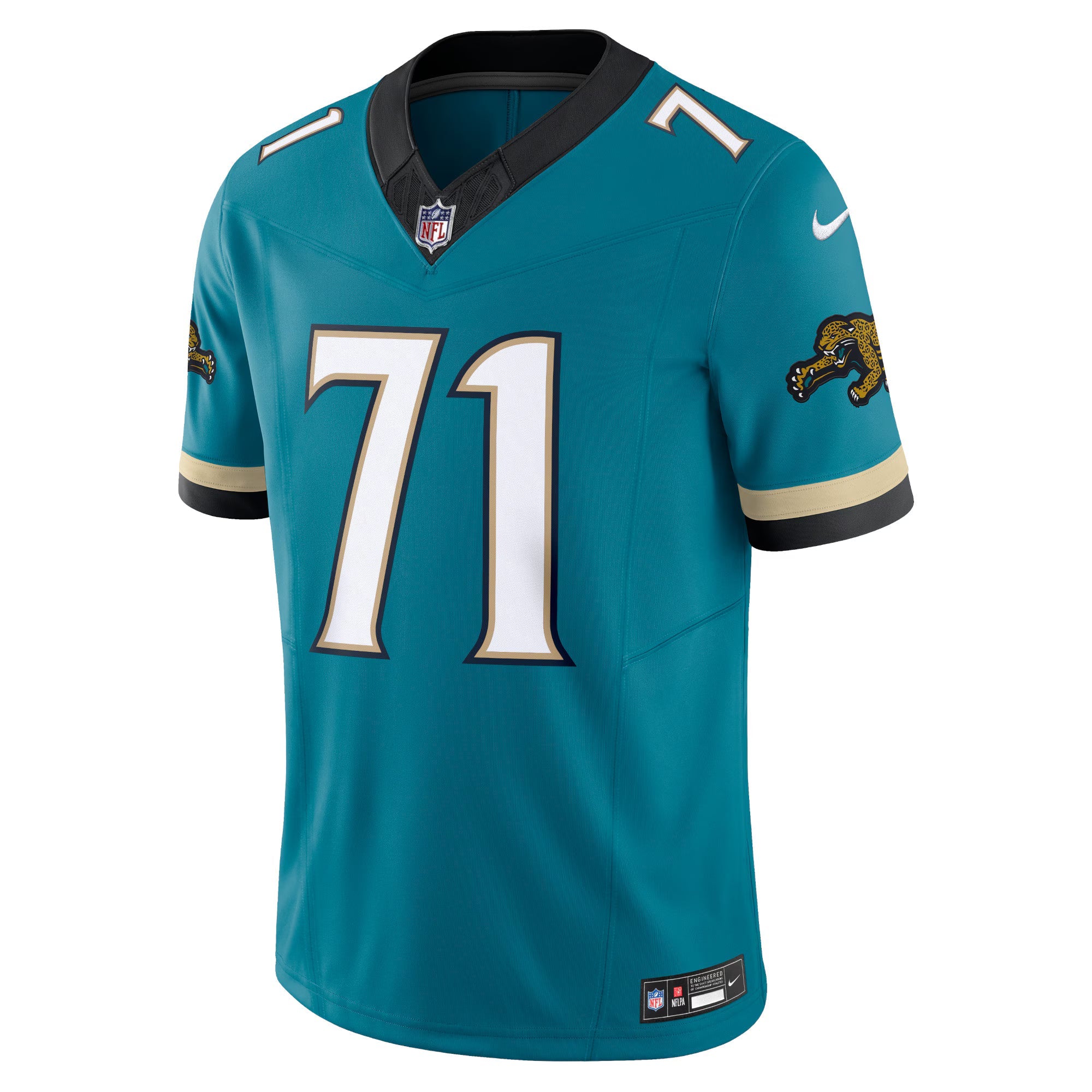 Jacksonville Jaguars Tony Boselli Teal Prowler Throwback Vapor F.U.S.E. Limited Retired Player Jersey