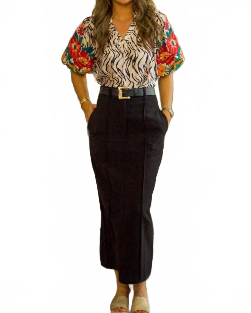 Classic Maxi Skirt In Black