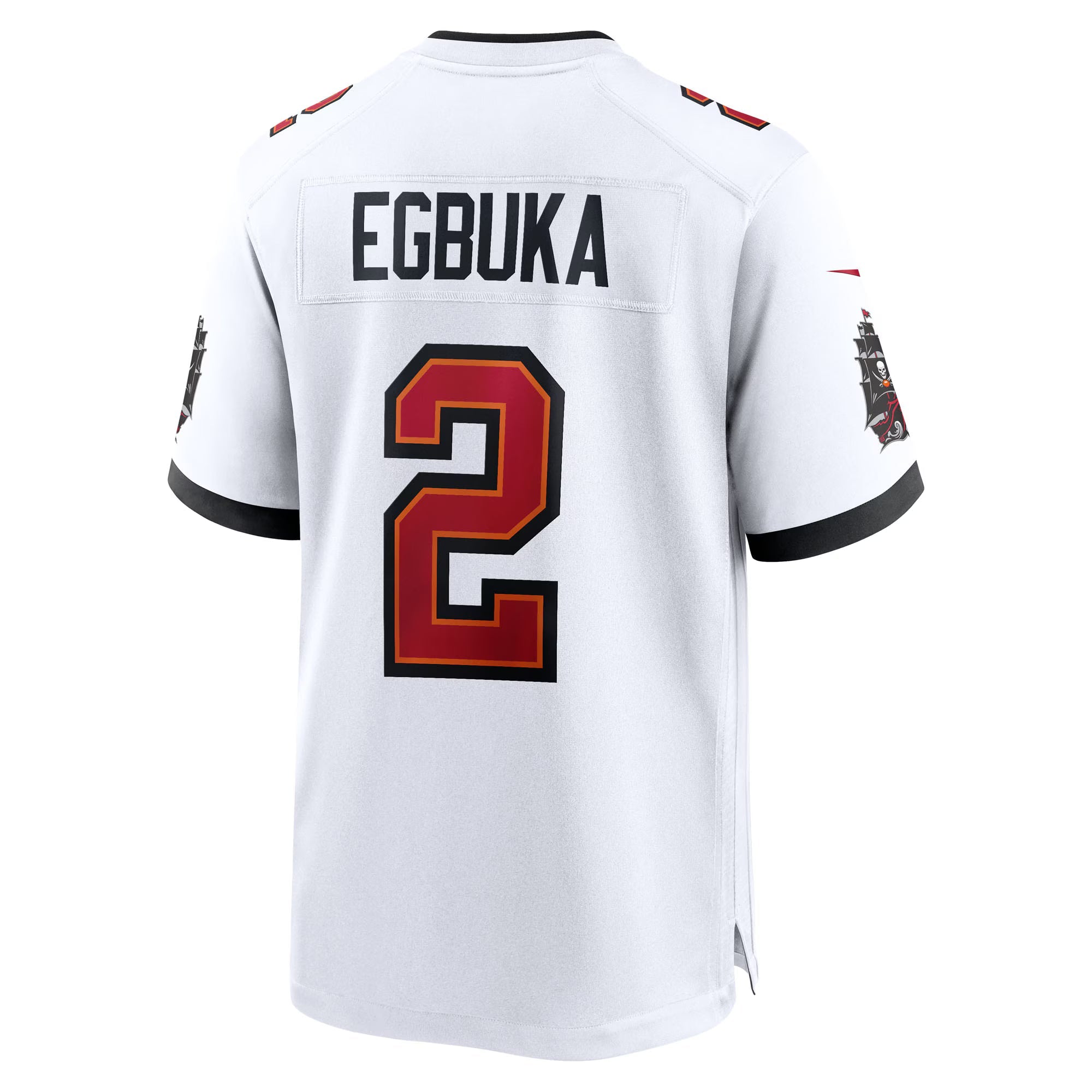 Tampa Bay Buccaneers Emeka Egbuka White 50th Season Game Jersey
