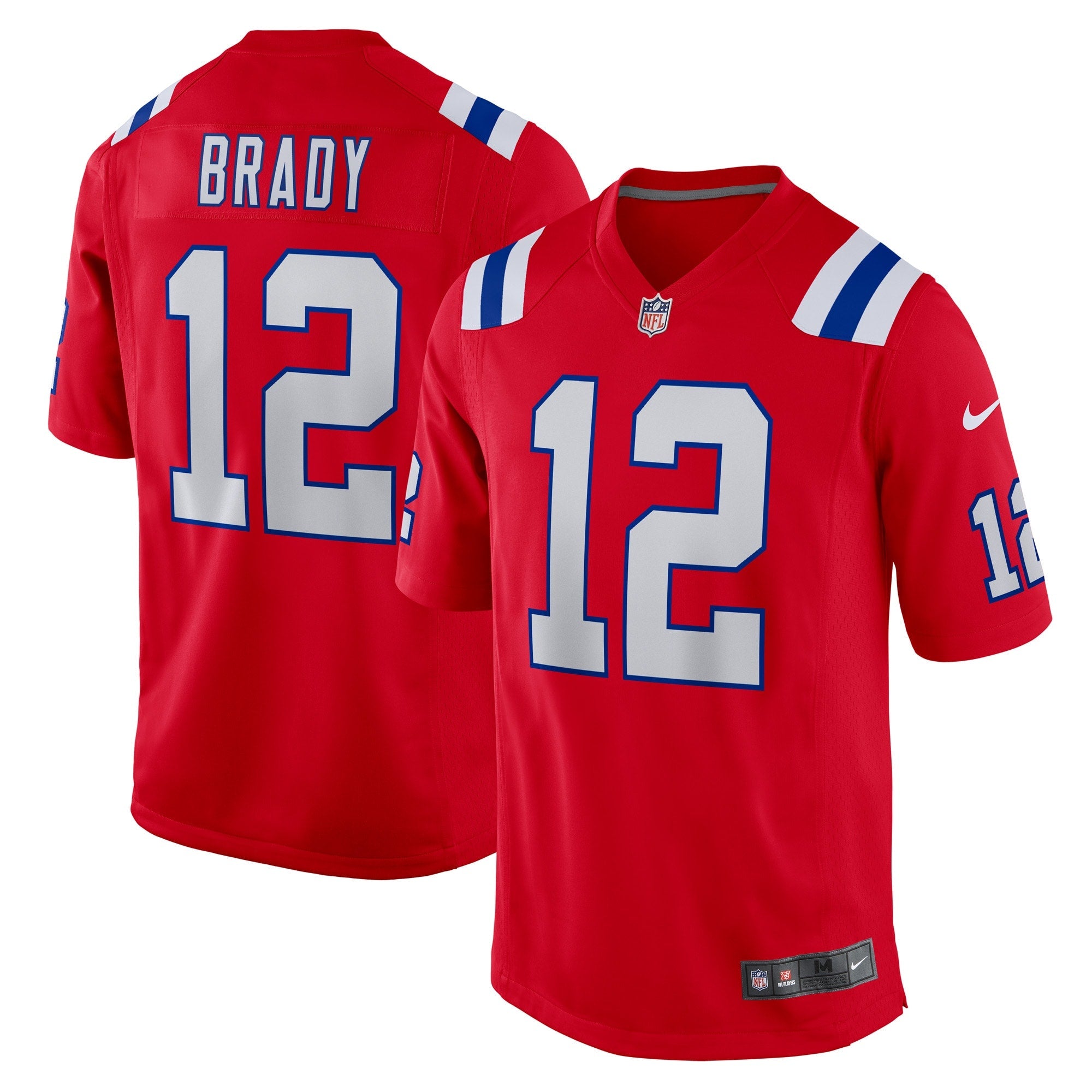 New England Patriots Tom Brady Red Retired Player Alternate Game Jersey