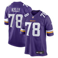 Minnesota Vikings Ryan Kelly Purple Team Game Jersey