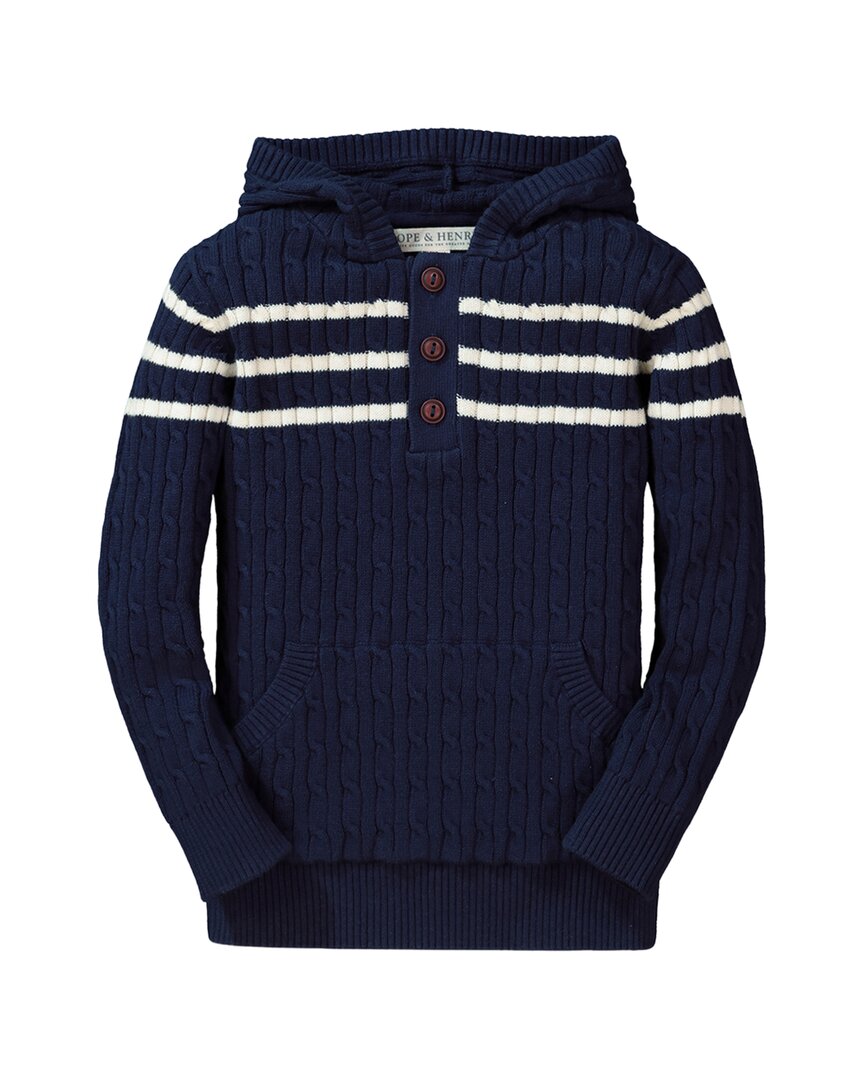 Hope & Henry Hooded Pullover Sweater