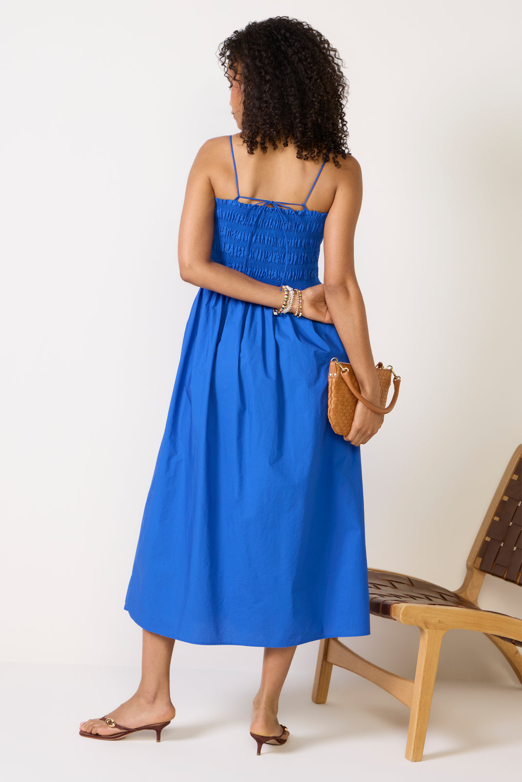 Women's Cornelia Poplin Midi Dress