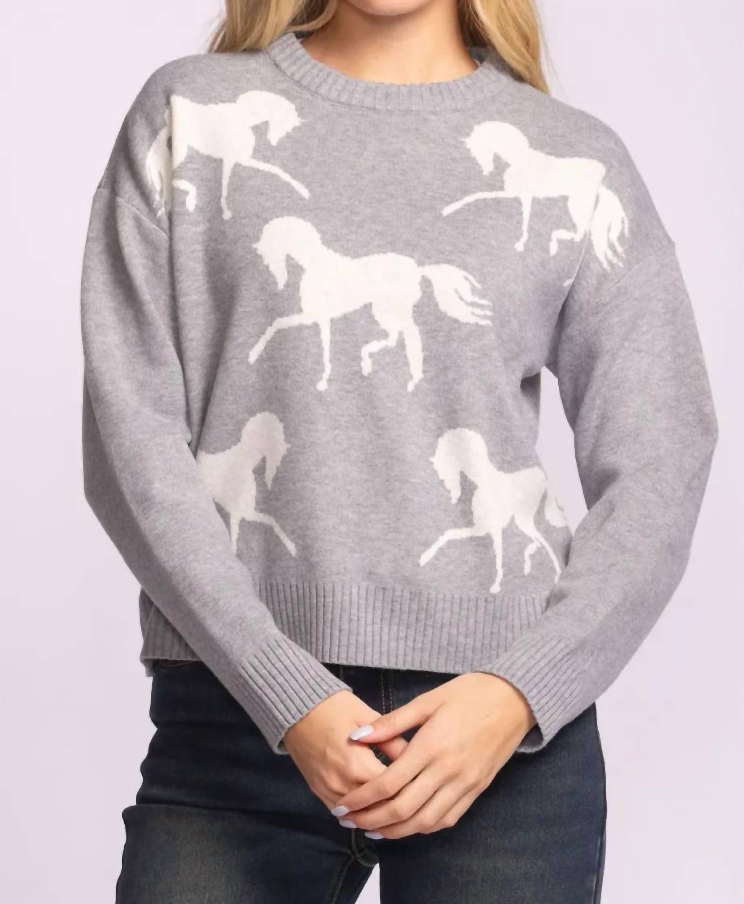 Meadow Sweater In Gray