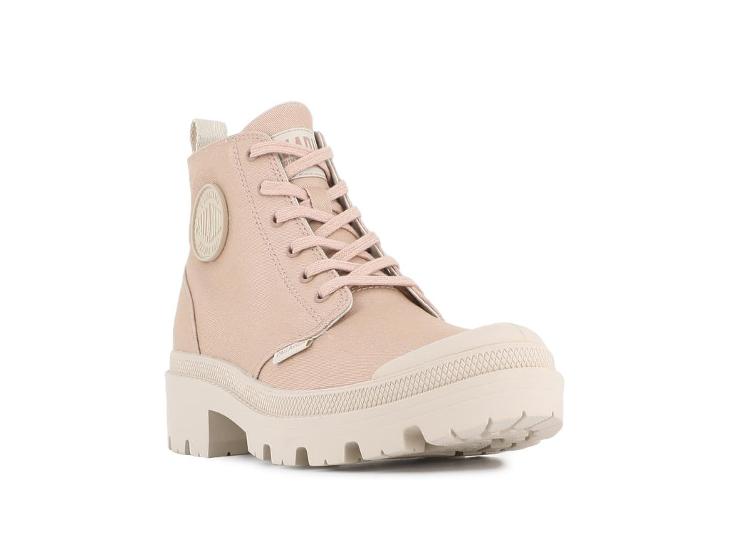 Women's Pallabase Leather Boots In Nude Dust