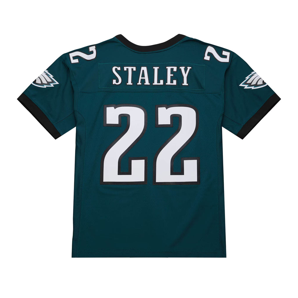 Philadelphia Eagles Duce Staley Mitchell & Ness Midnight Green 2002 Legacy Replica Jersey
