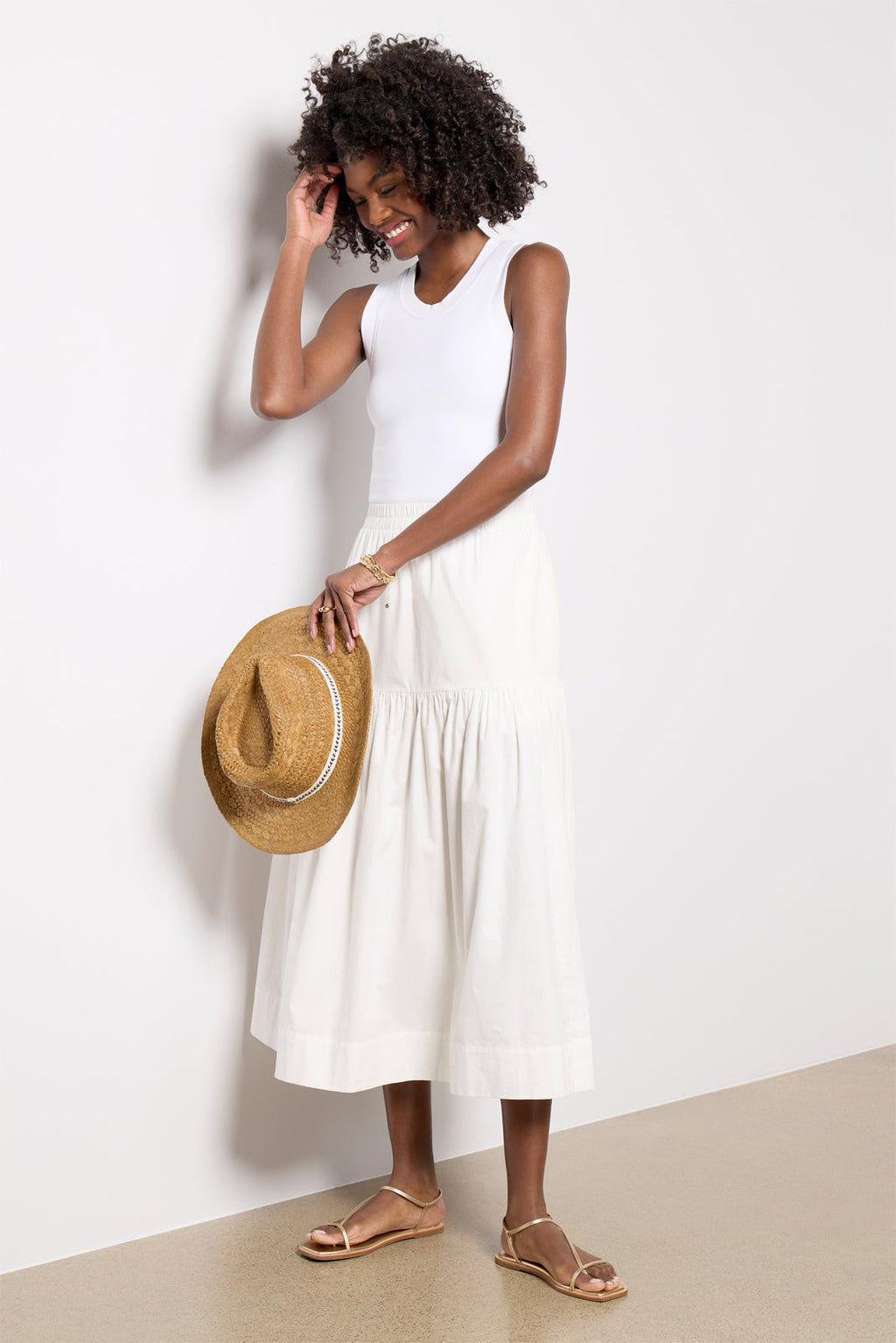 Women's Poplin Prairie Skirt