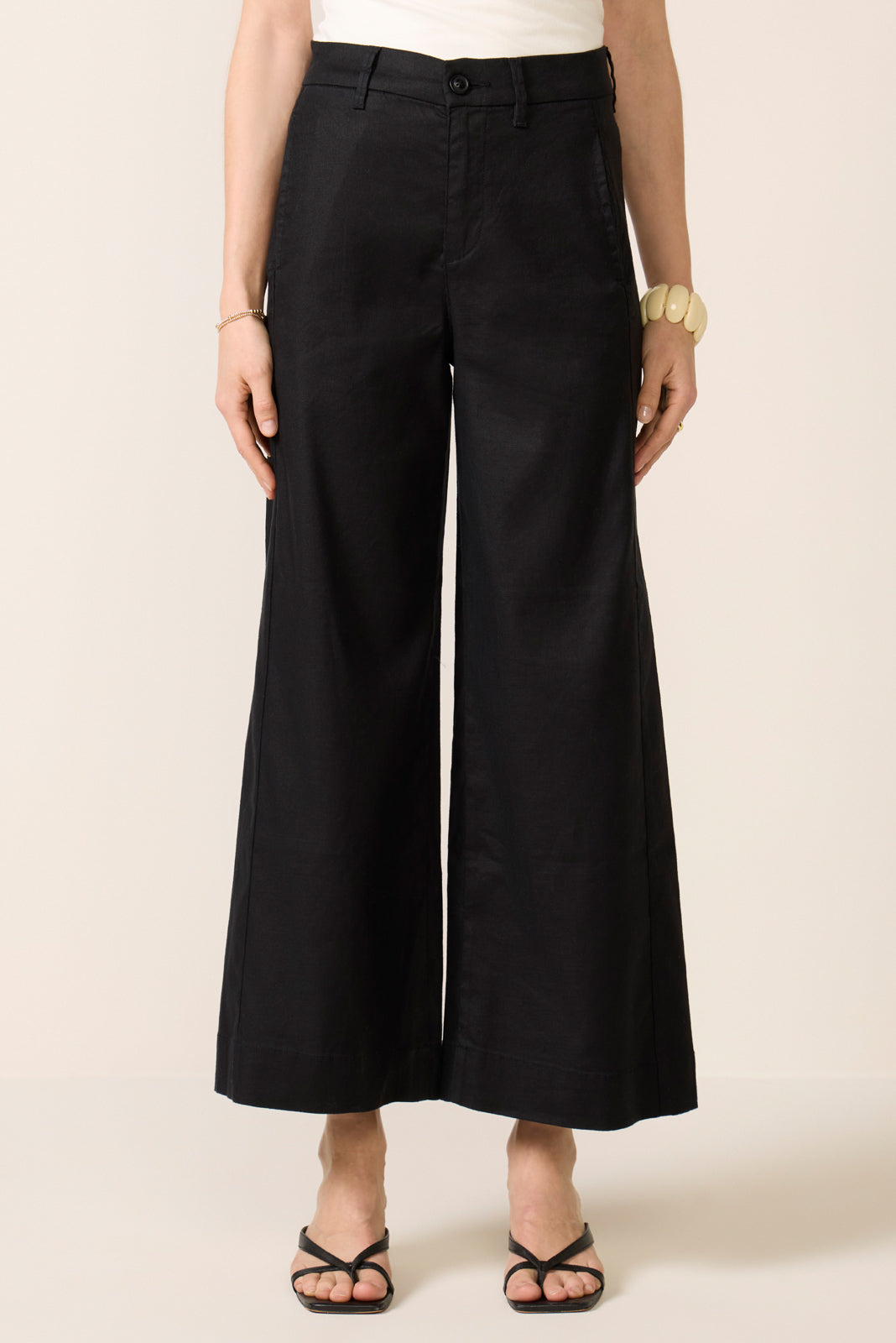 Women's Joelle Stretch Linen Crop Pants