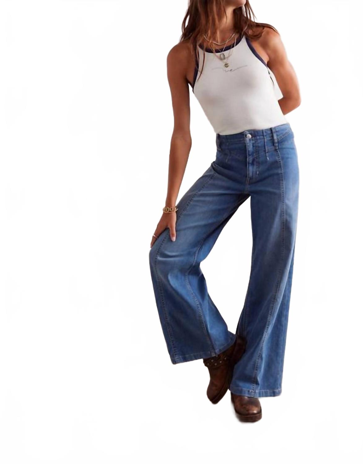 Libre Wide Leg Jean In Blue