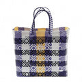 Women's Medium Tote Bag In Purple/ Yellow