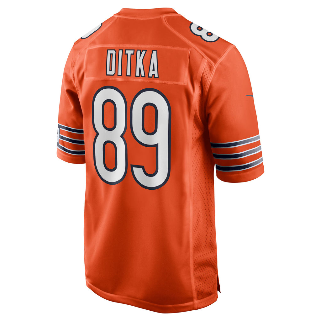 Chicago Bears Mike Ditka Orange Retired Player Alternate Game Jersey