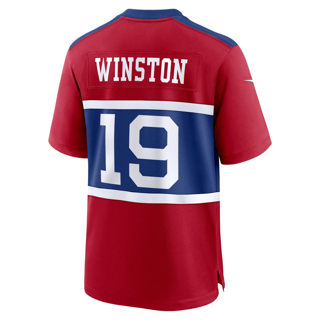 New York Giants Jameis Winston Century Red Alternate Game Jersey