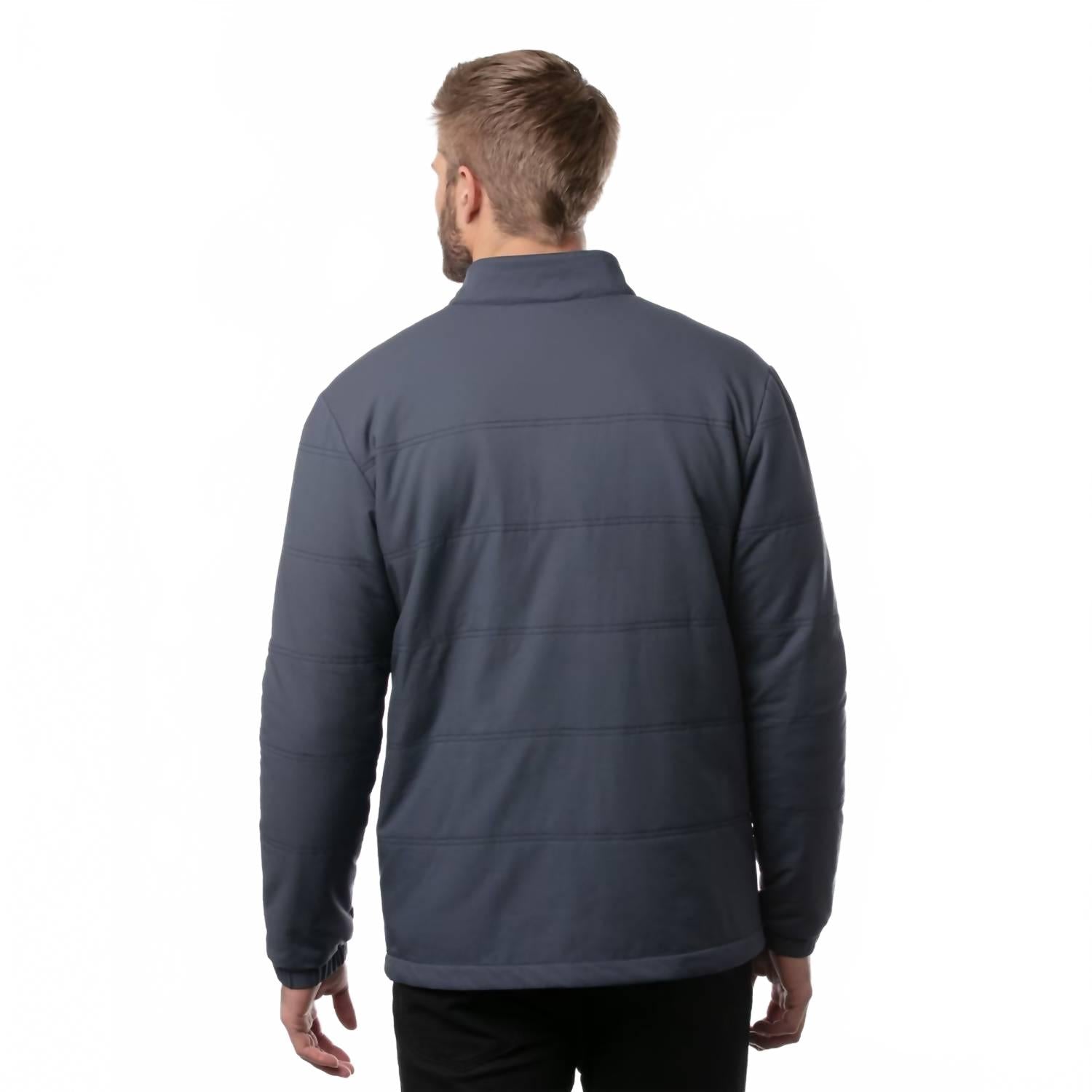 Interlude Puffer Jacket In Mood Indigo
