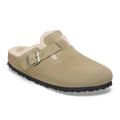 Women's Boston Vl Shearling Clogs In Taupe