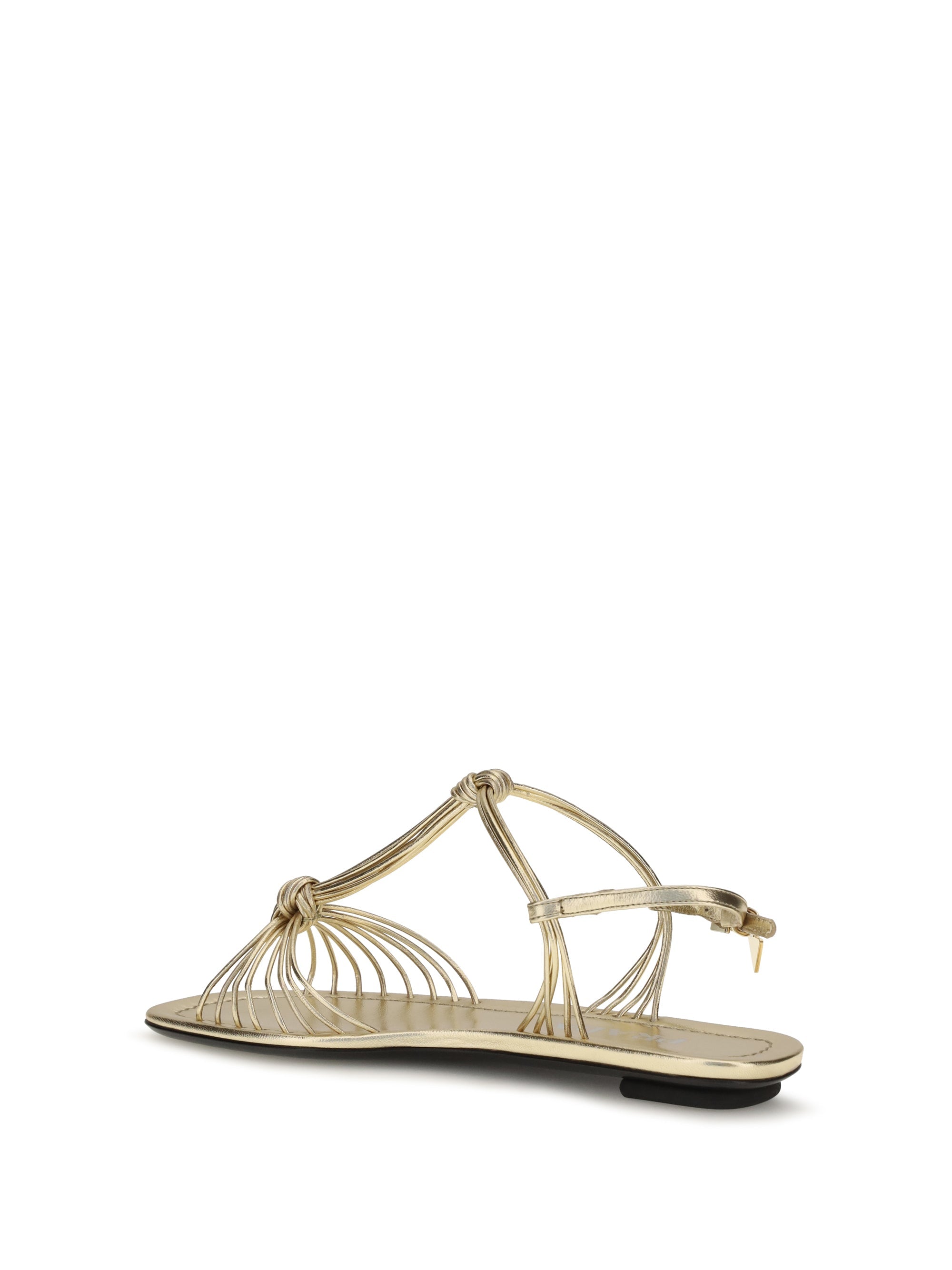 Prada Women Mordoré Nappa Sandals